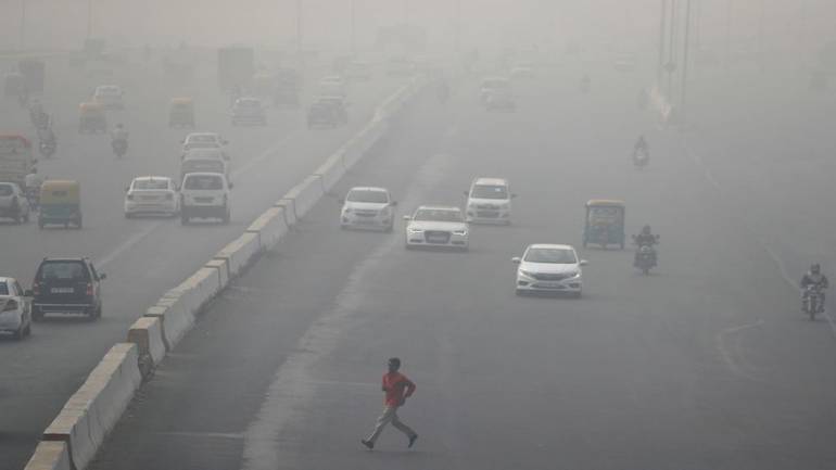 pollution and pollution mask