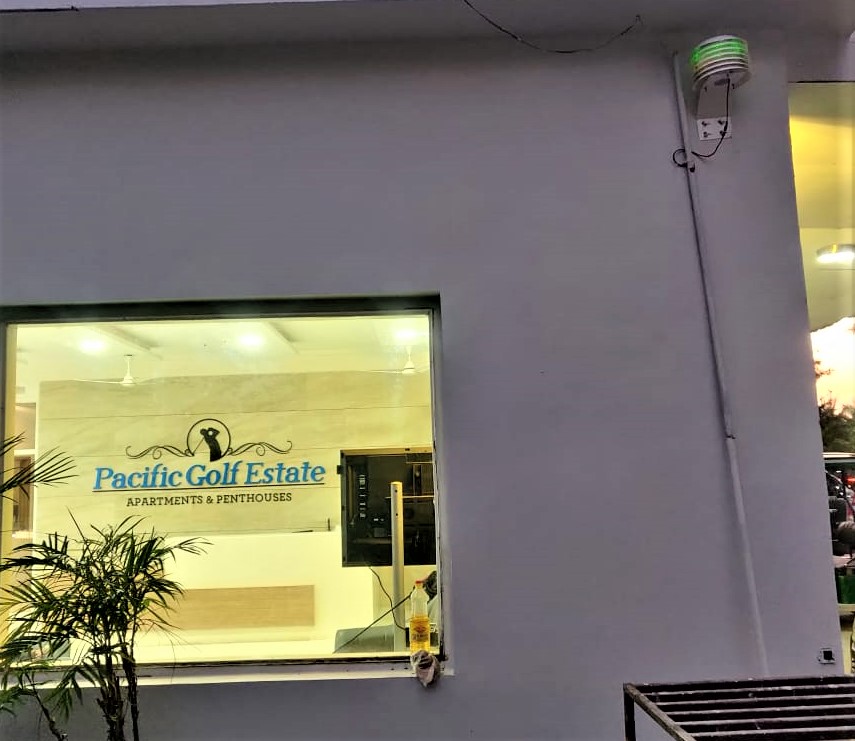 Pacific Golf Estate ambient air quality monitoring device