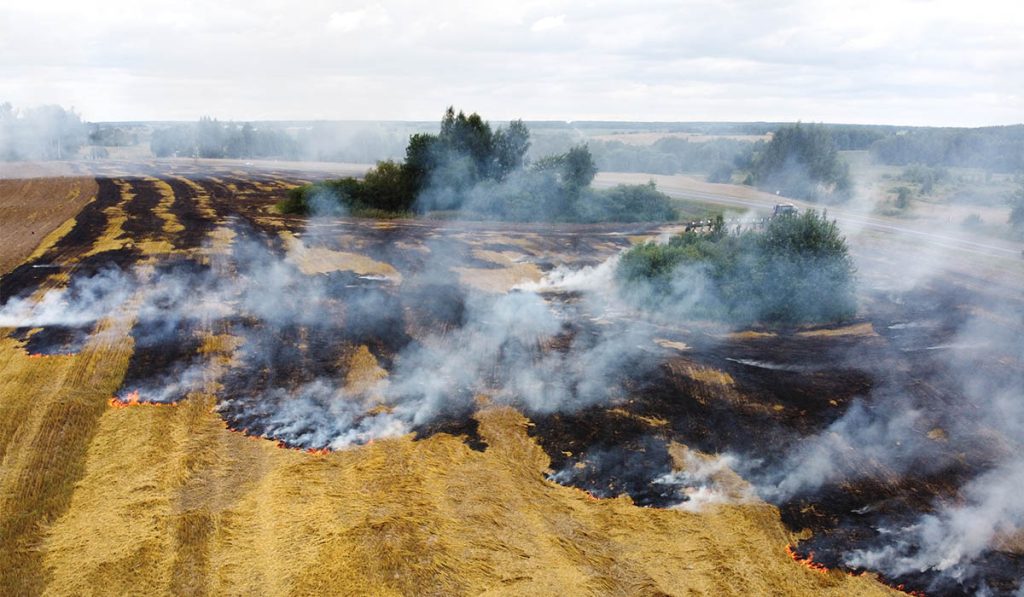 Air Pollution Caused By Stubble Burning