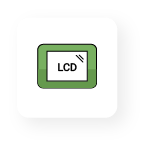 icono de pantalla lcd