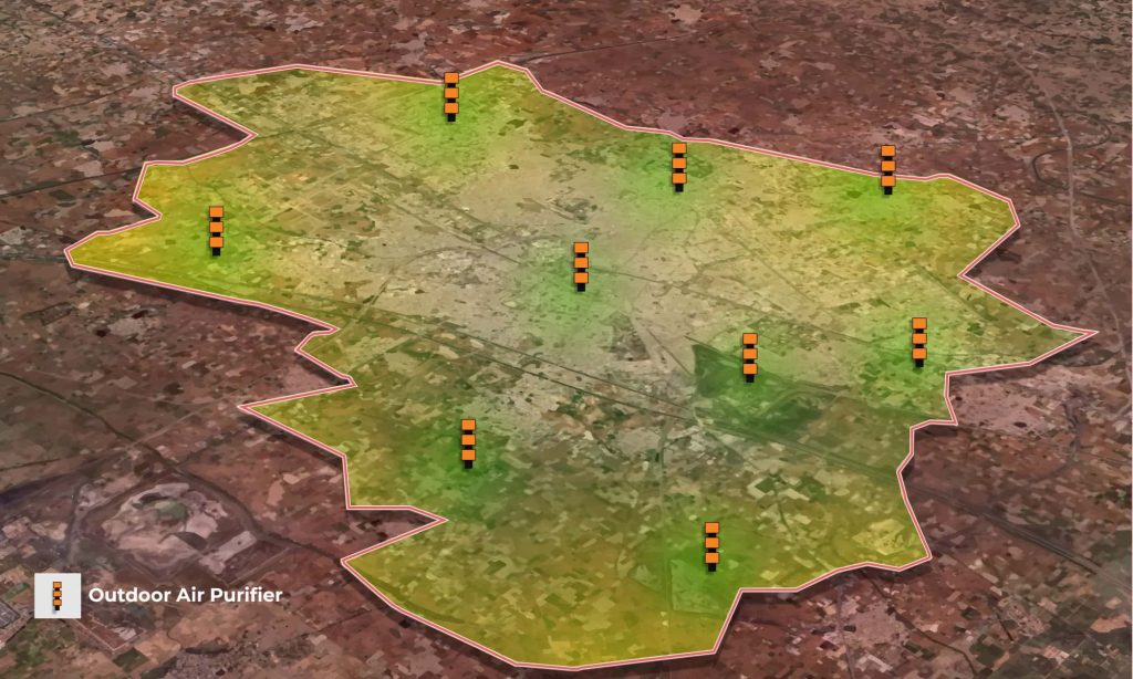 Smart city air purifier