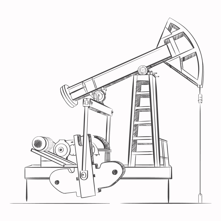 Fuel extraction oil refining industrial process