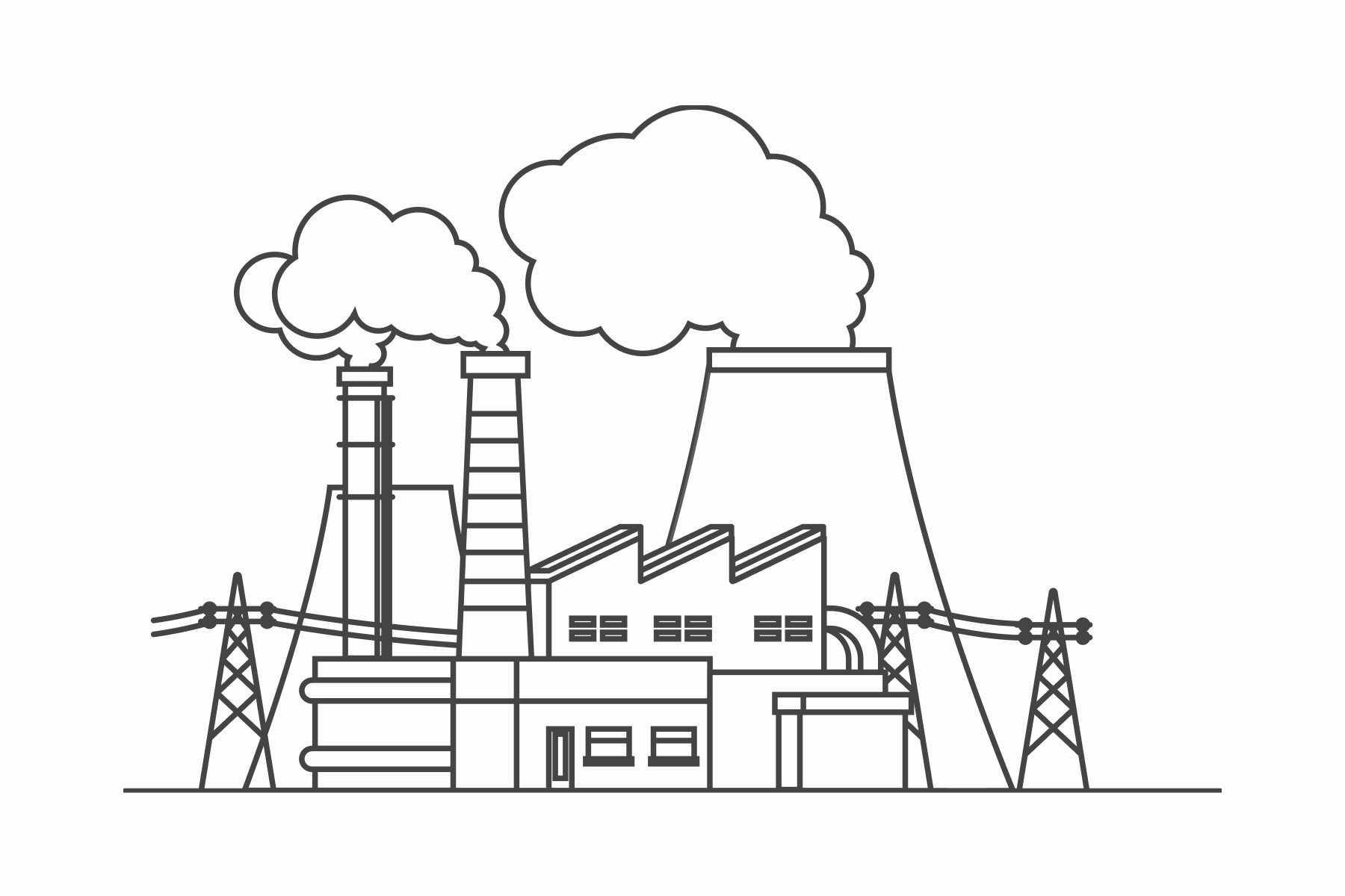Monóxido de carbono (CO) de usinas de energia