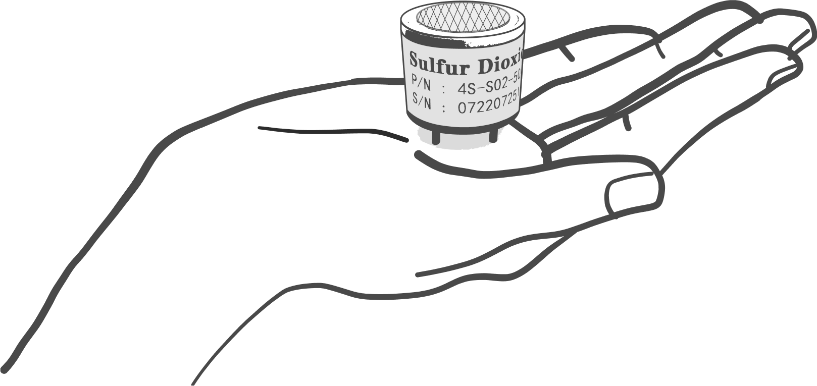 Air quality sensor SO2 sulfur dioxide monitoring device