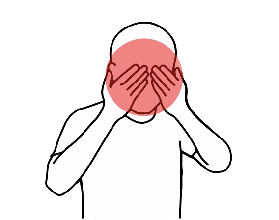 irritation des yeux et des voies respiratoires due à la qualité de l'air