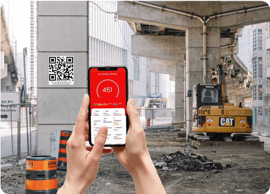 panel de datos personalizado y almacenamiento en la nube de aqi