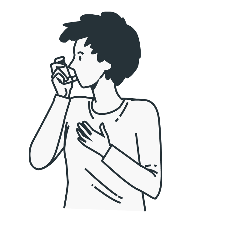dificuldades respiratórias