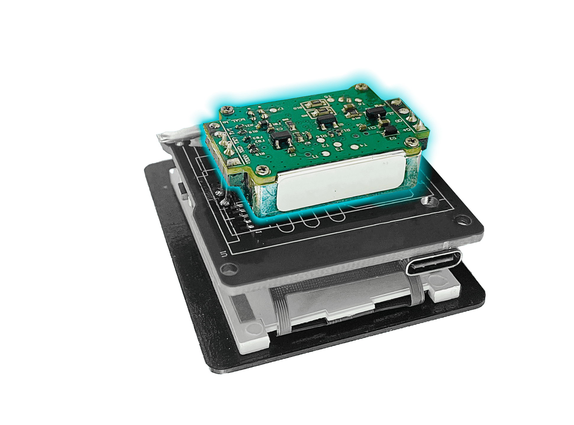 sensor ndir de prana air para monitor de co2 de bolsillo