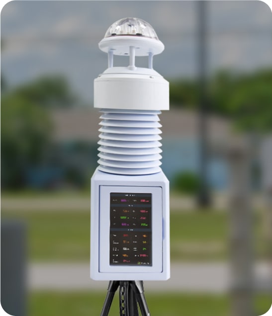 monitor de calidad del aire pro ambiental de prana air