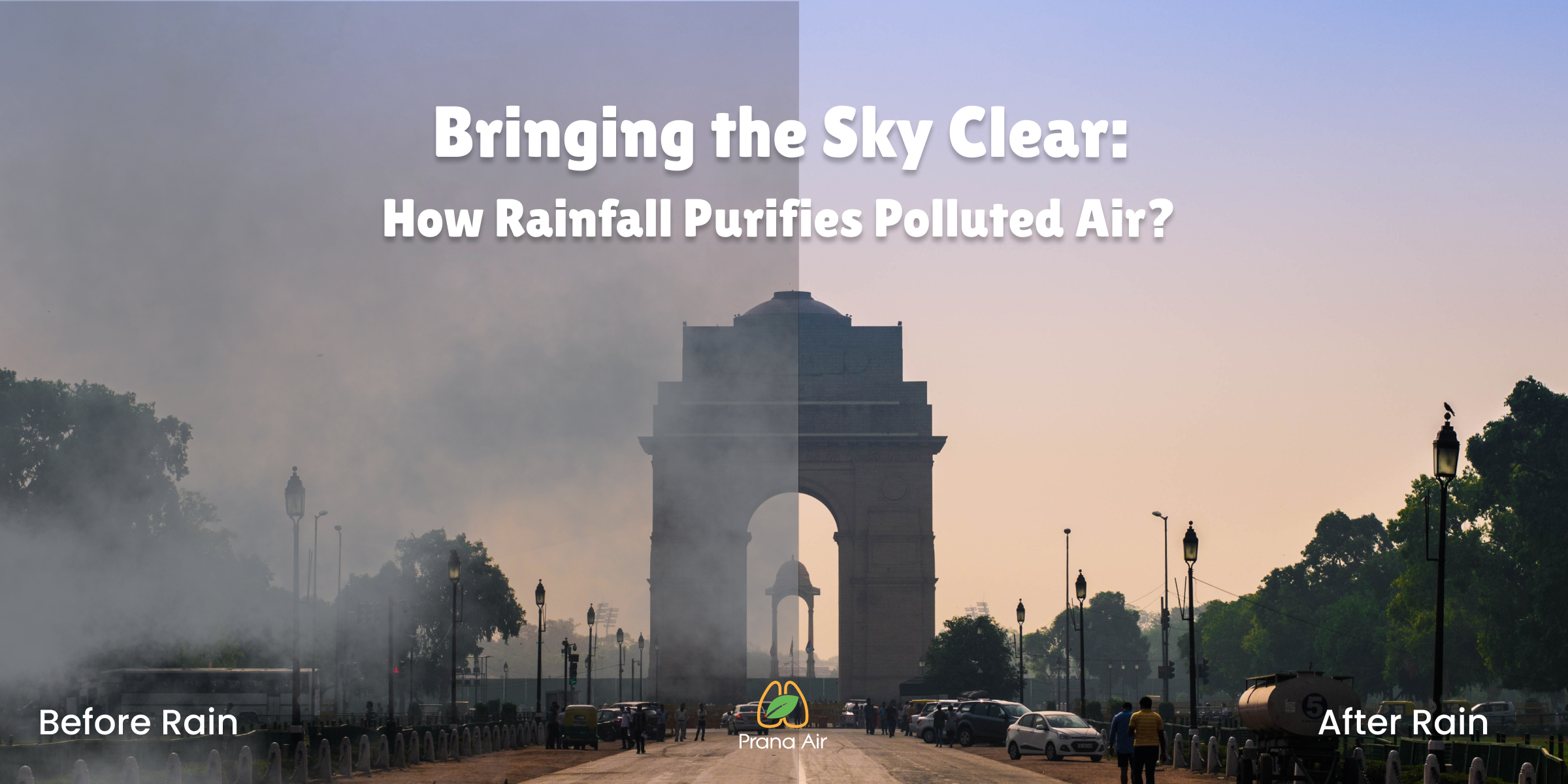 Rainfall and Air Rainfall Purifies Polluted Air