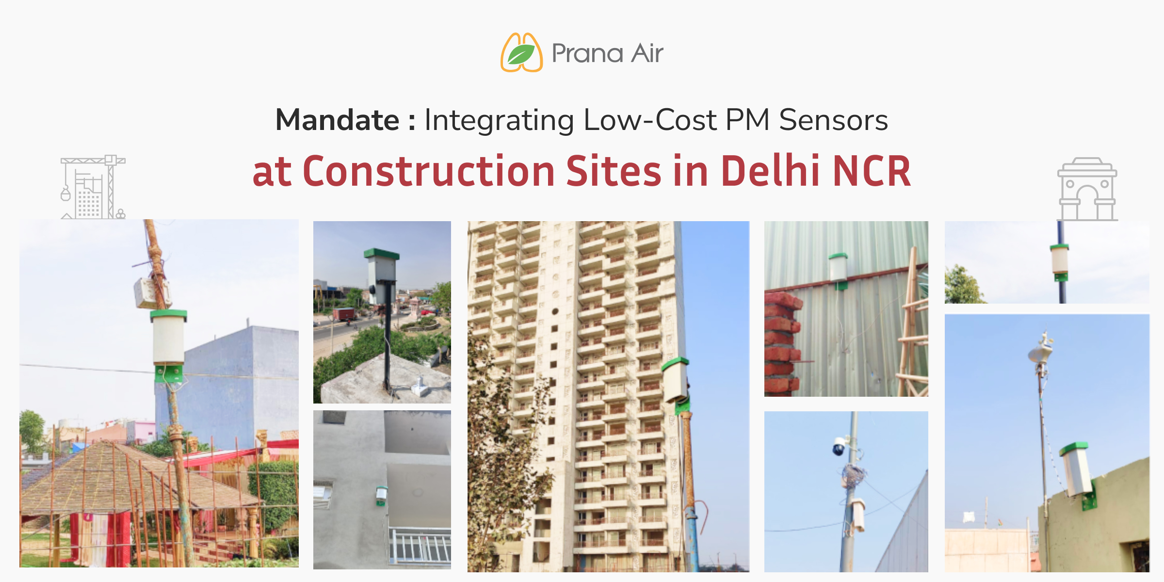Low-cost sensors at construction sites in Delhi NCR