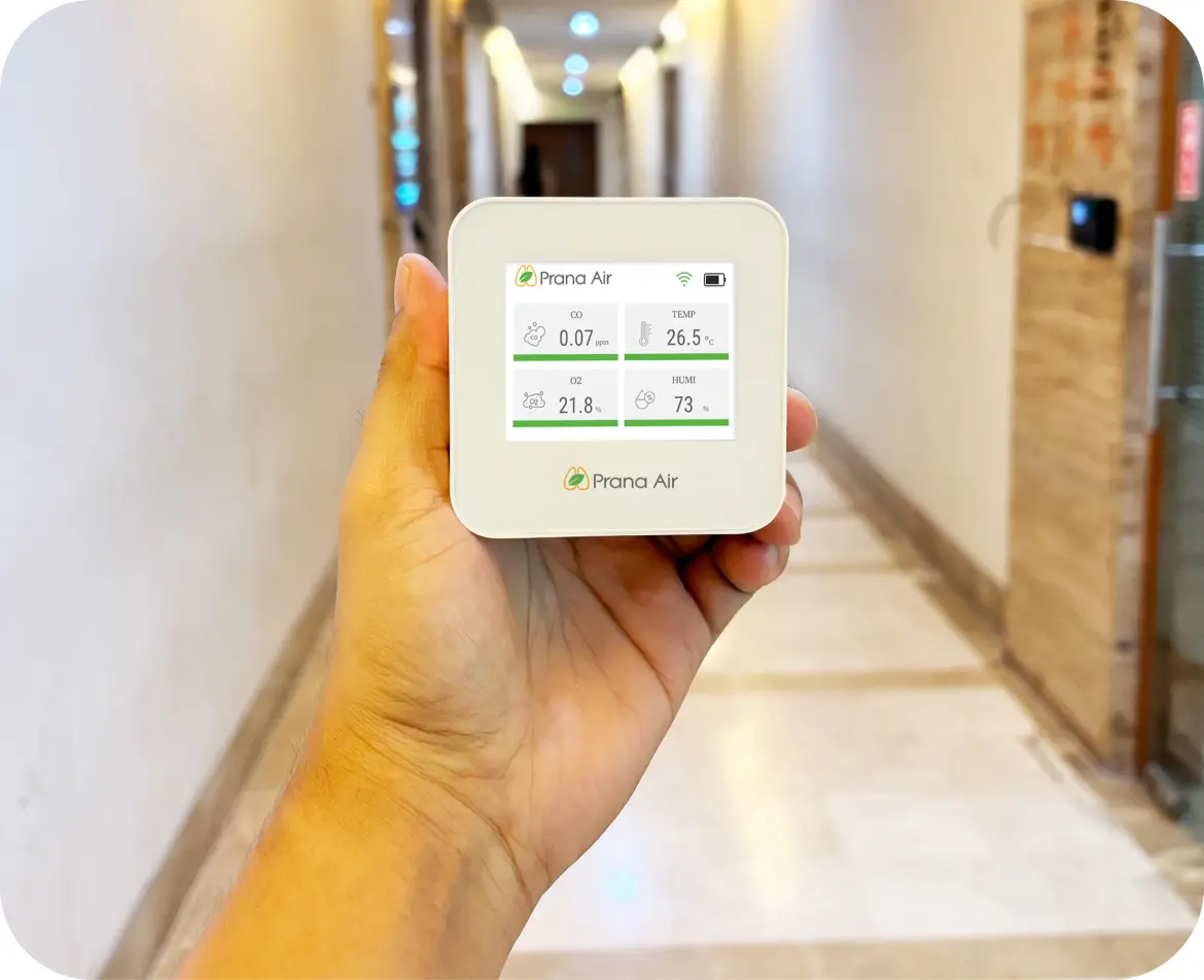 Prana Air酸素モニター（OxyCO）| O2 & CO空気品質検出器