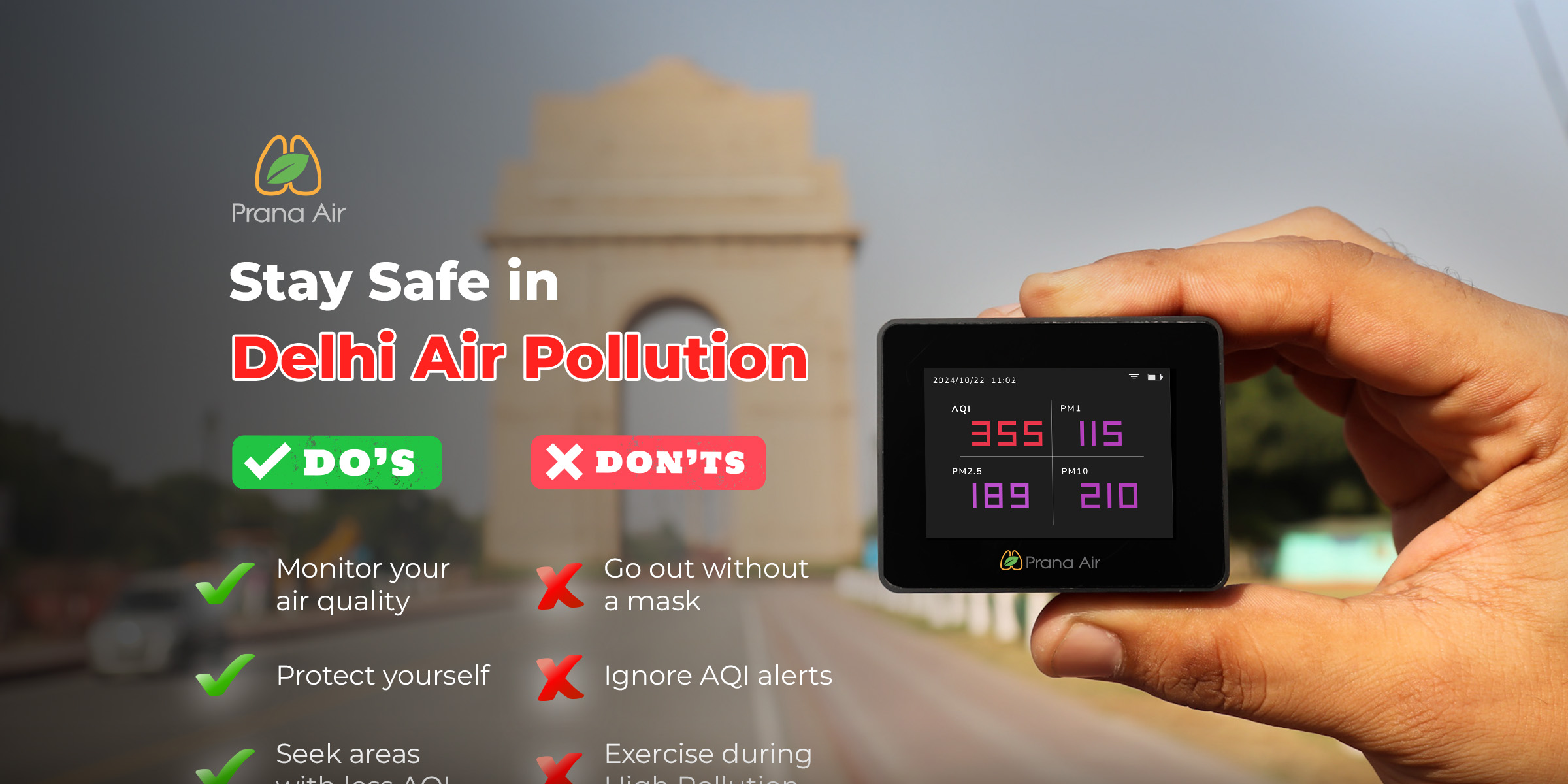 stay safe in Delhi air pollution some do's and don'ts