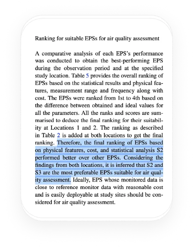 Ranking of EPS for air quality assessment from the case study By Dr. Sunil Gulia, National Environmental Engineering Research Institute, New Delhi, India