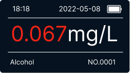 Alcohol level display