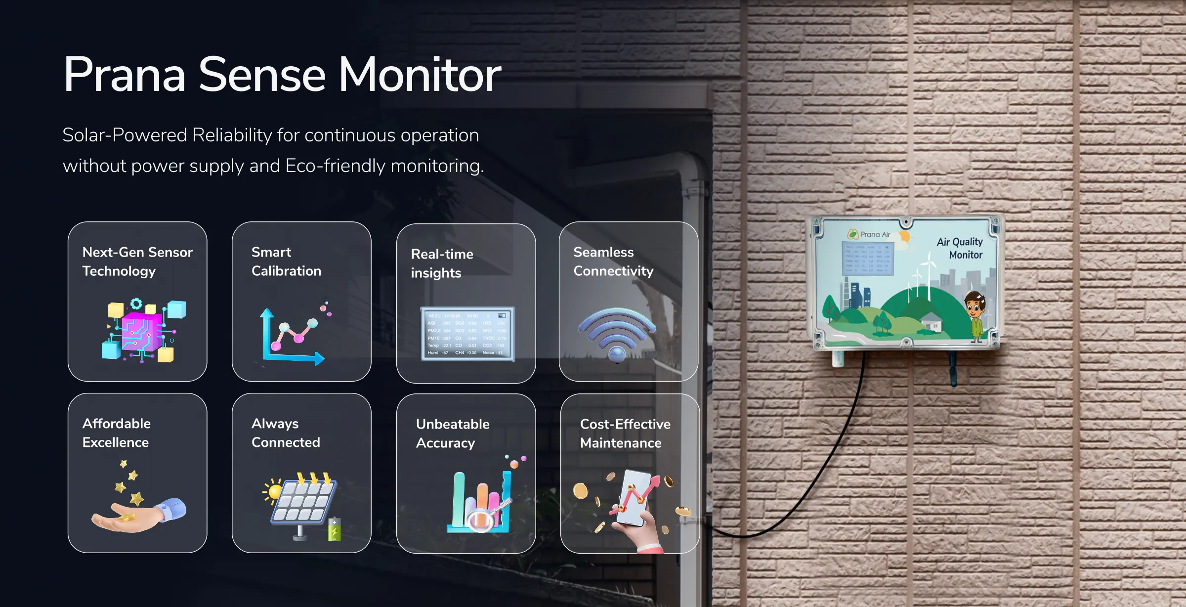 prana sense-air quality monitor features