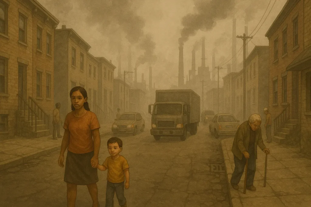 Where Pollution Meets Powerlessness: Air Pollution and Social Inequity