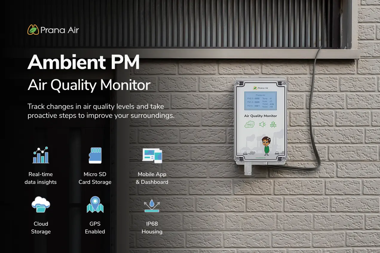 Prana Air's Ambient PM Outdoor Air Quality Monitor