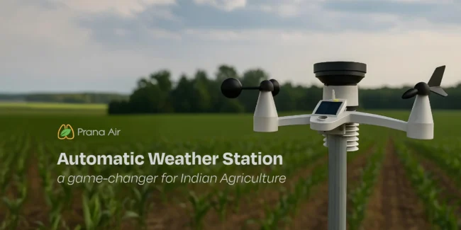 Automatic weather station for Agriculture 
