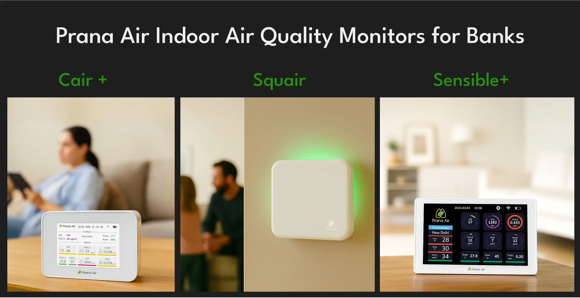 Prana air's indoor air quality monitoring solutions