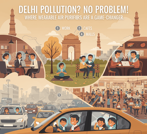 Wearable air purifiers in delhi