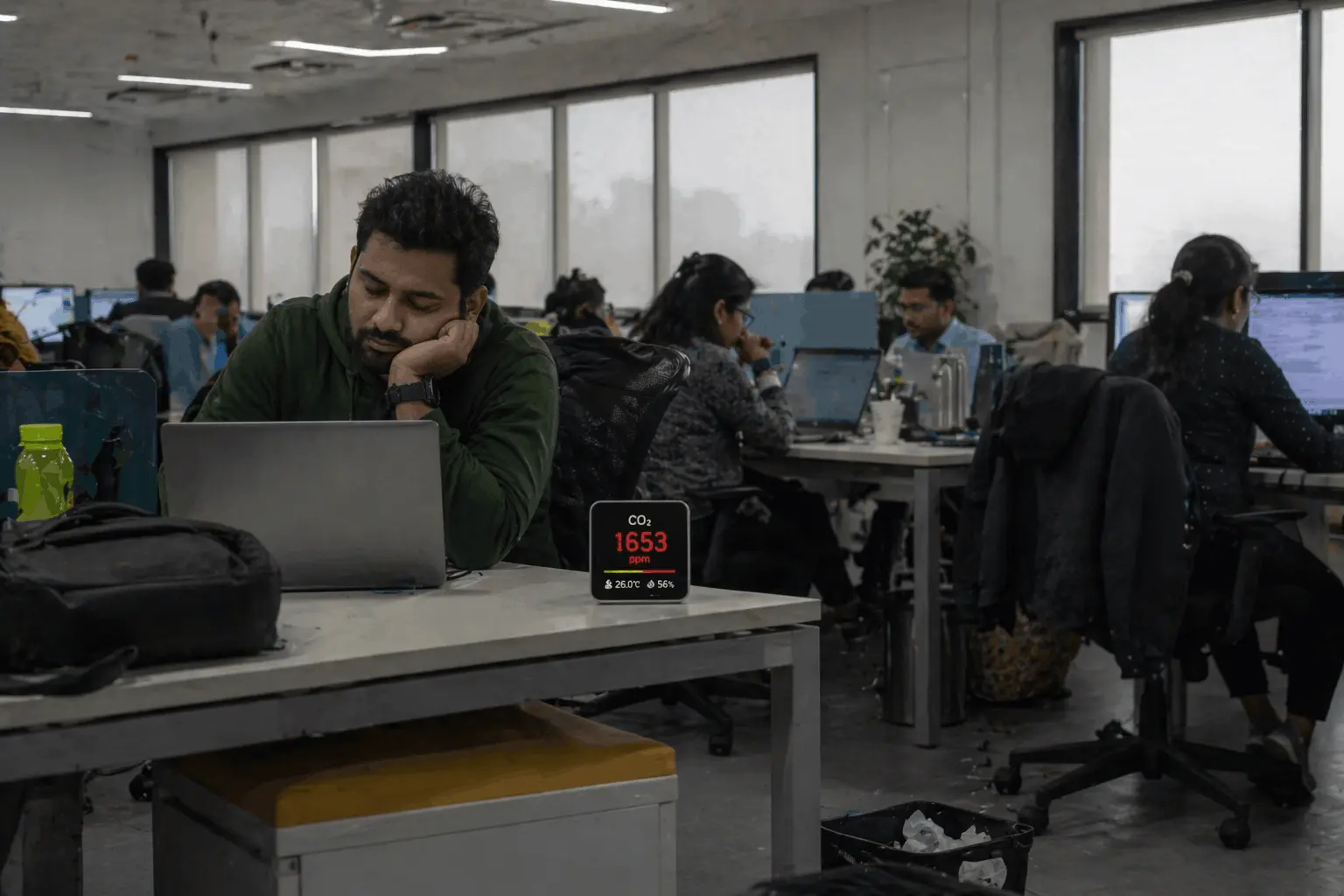 Indoor Fatigue When Air Quality Drains Productivity
