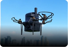 Prana Air: クアッドコプター空気質ドローン | 汚染検知 | 4K カメラ