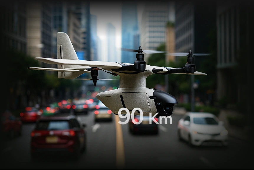 Prana Air: クアッドコプター空気質ドローン | 汚染検知 | 4K カメラ