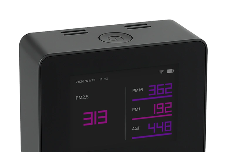 Prana Air Pocket PM2.5 モニター (WiFi) | ポータブル空気汚染測定器