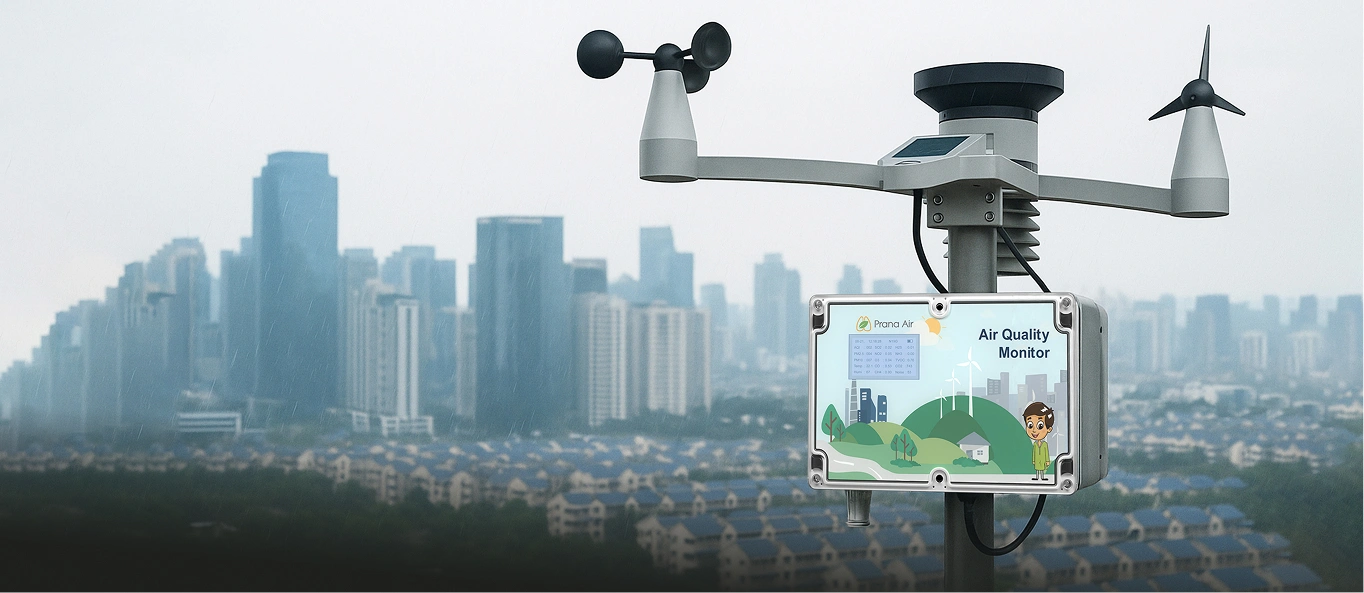 Weather station of prana air