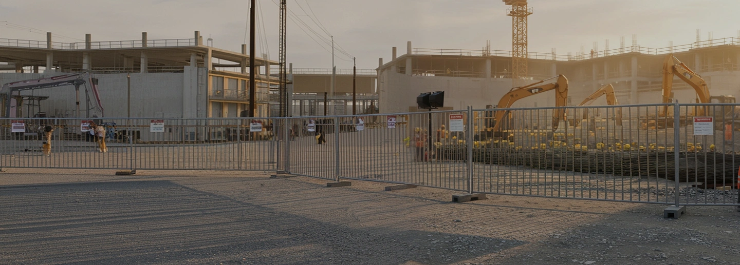 Fondo del sitio de construcción