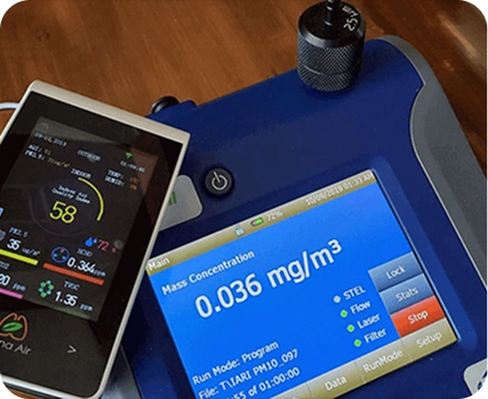 高精度 室内空気品質モニター | PM2.5, PM10, CO, CO2, O3