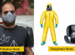 difference pollution masks and respirators masks