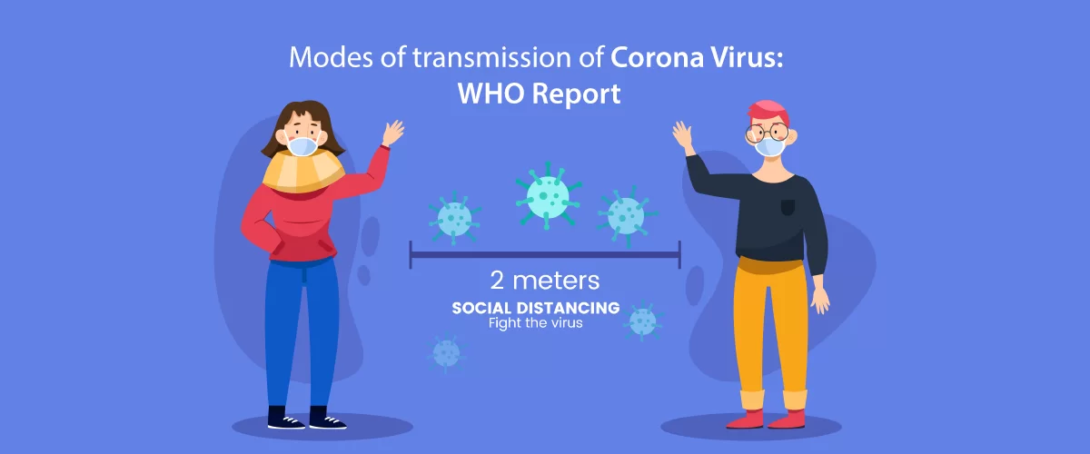 Modes of transmission of Corona Virus