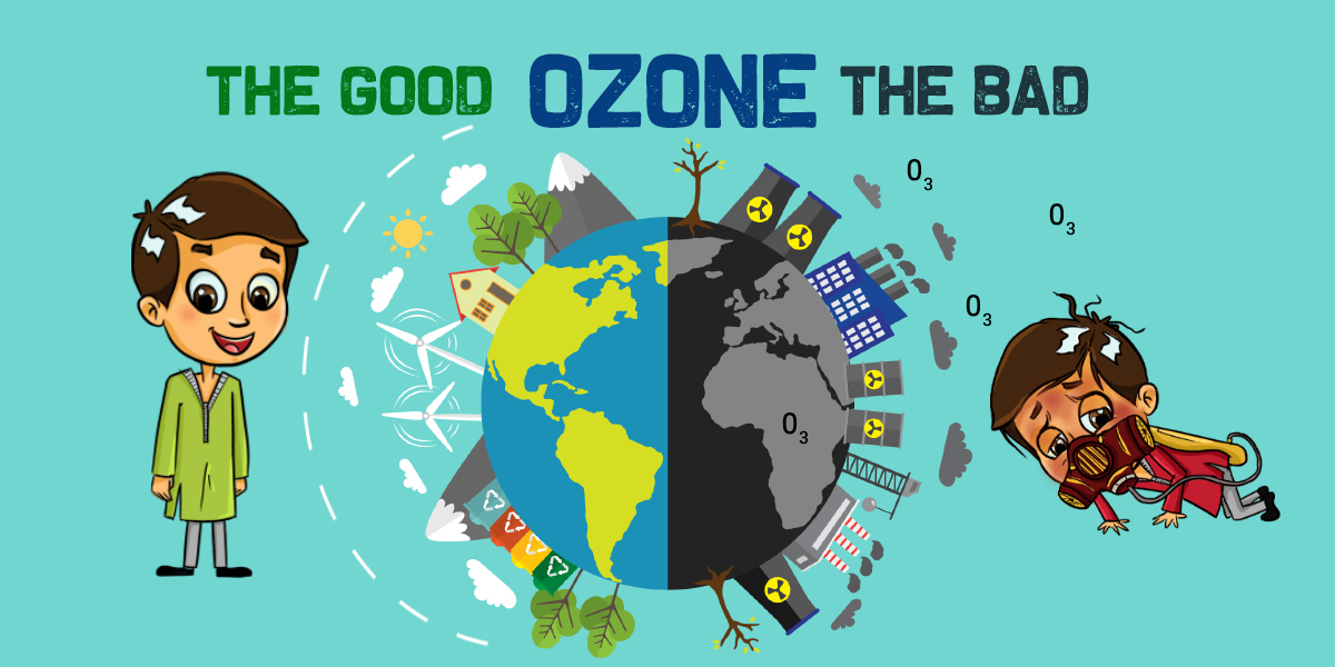 Ozone can be good or bad for us depending upon where it is found