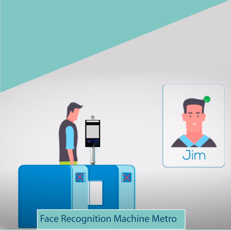 Thermal camera Face Recognition Machine at Metro