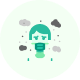 real-time air quality index icon