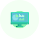 low carbon sensor icon