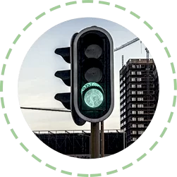 pm sensor on traffic light