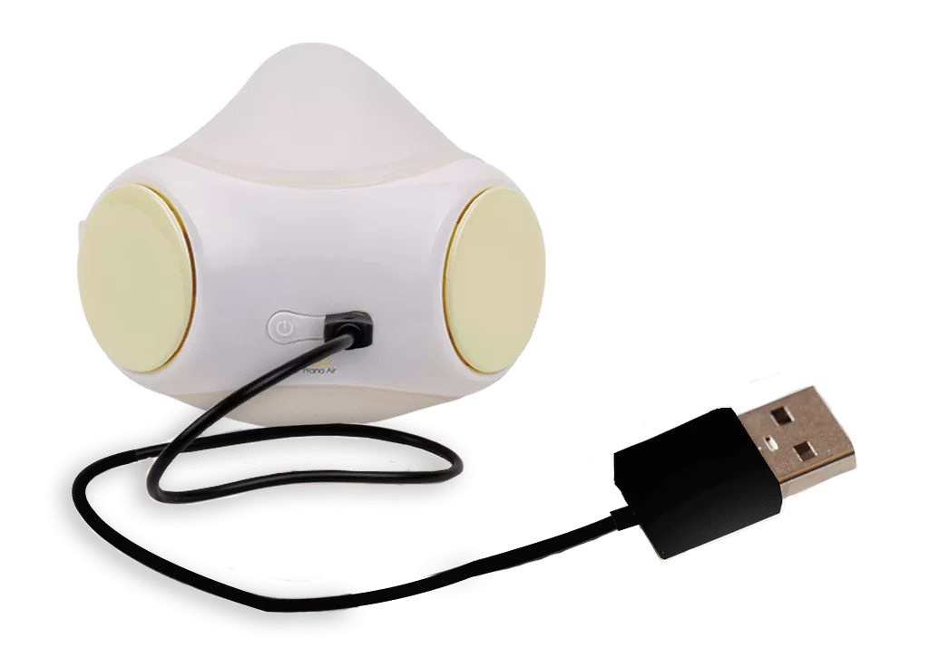 prana air usb charging junior mask