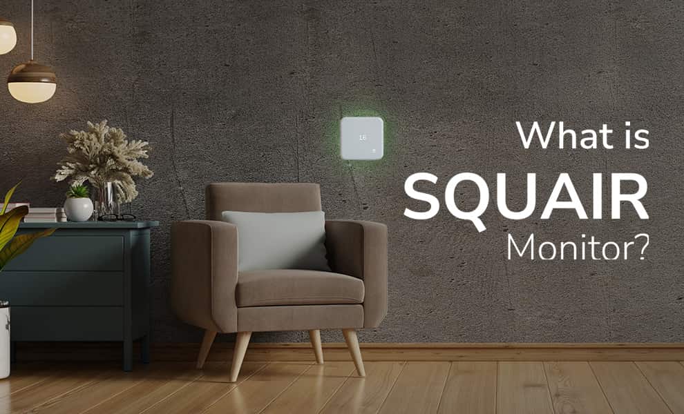 use of Prana Air SQUAIR air quality monitor