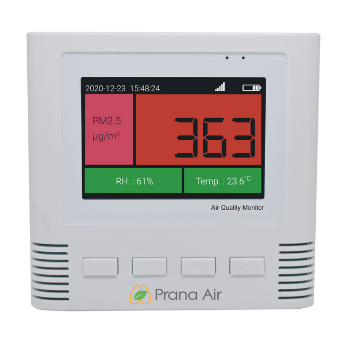 prana air smart pm monitor front view