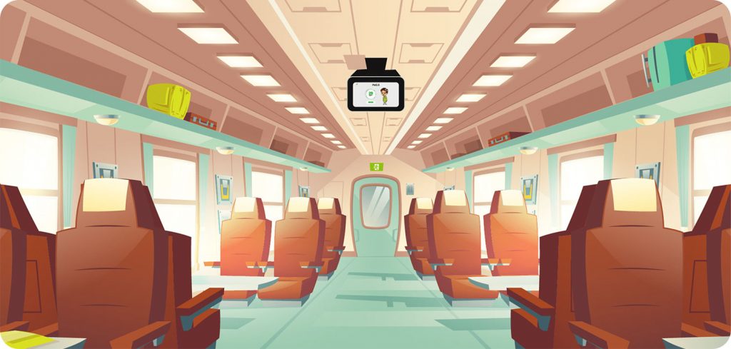 air quality monitoring in train
