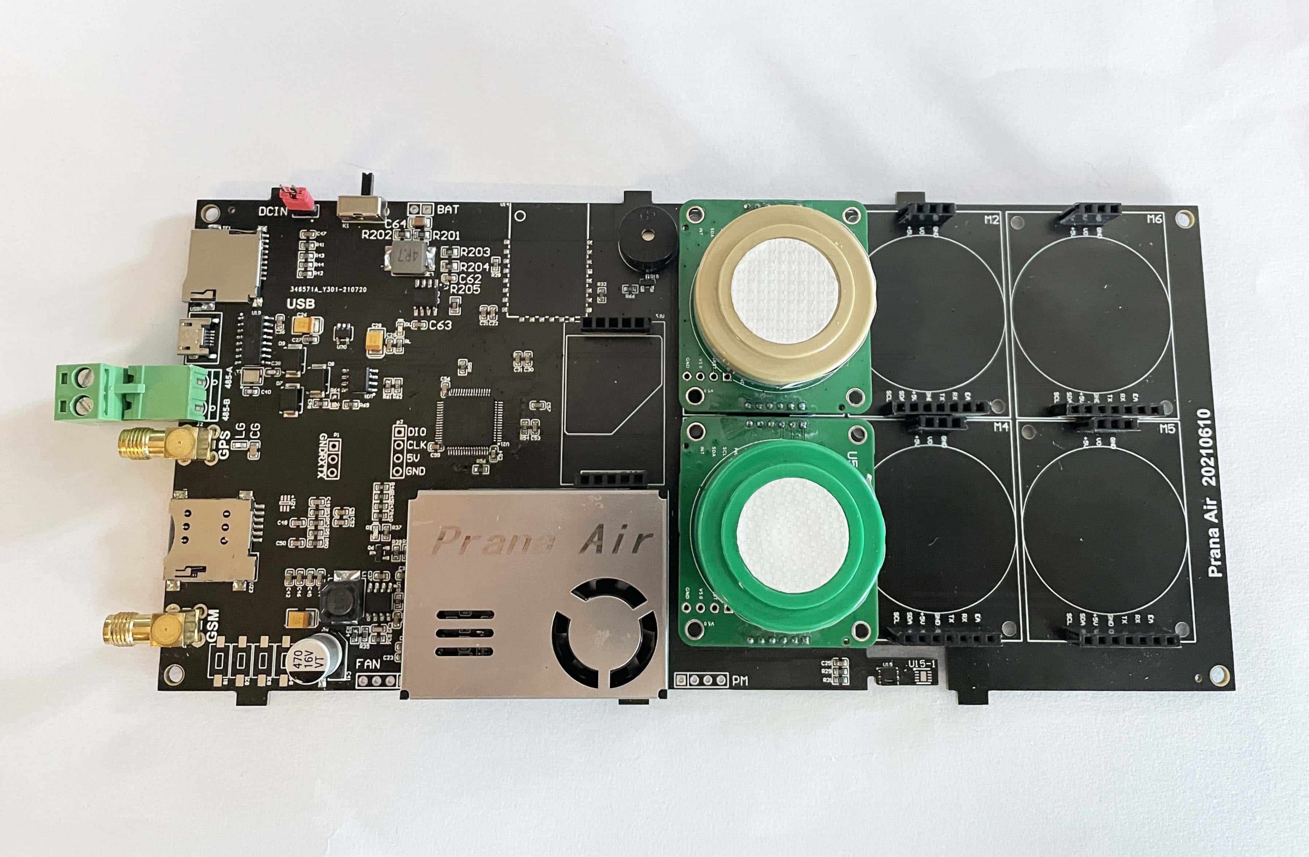 PCB Prana Air zur Luftqualitätskontrolle