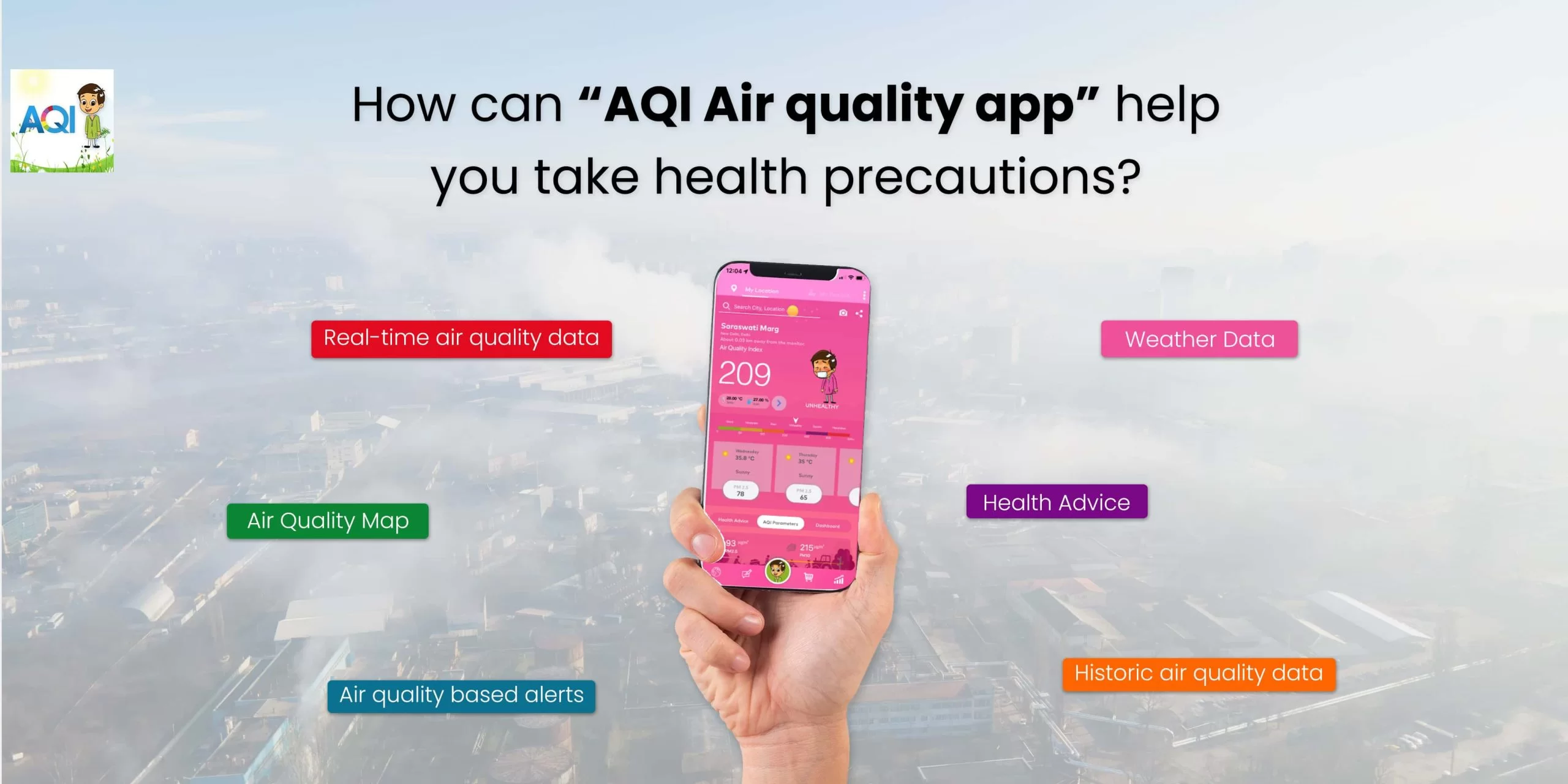 How Can “AQI Air Quality App” Help You Take Health Precautions