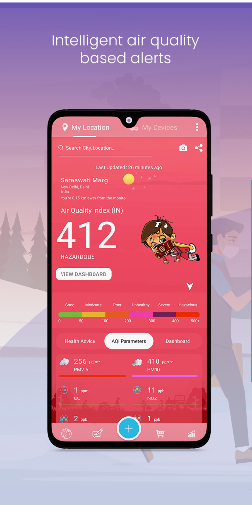 aqi Luftqualitäts-App