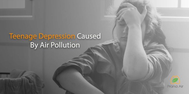 teenage depression caused due to air pollution