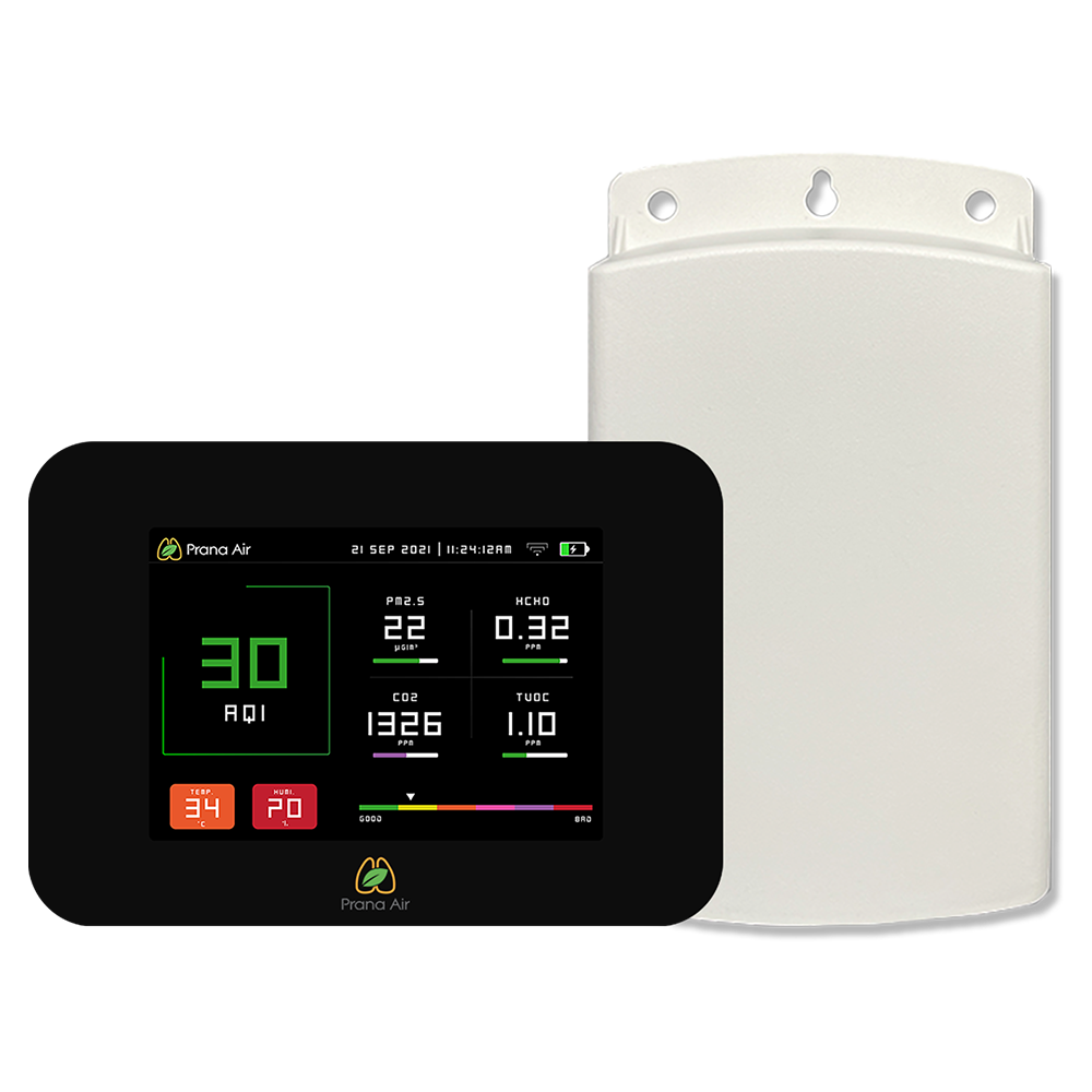 prana air cair in out air quality monitor