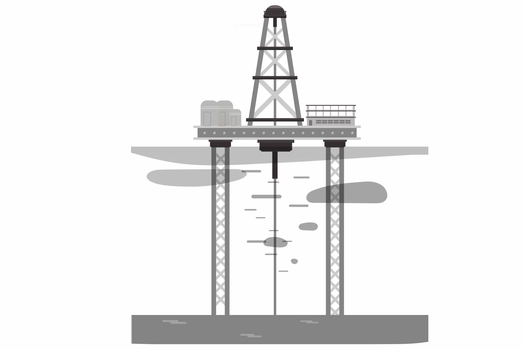 co from Extraction of gas from sea or land