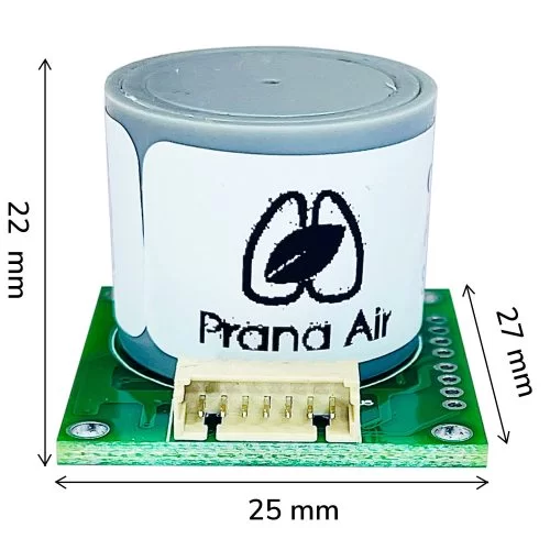 prana air nitrogen dioxide no2 sensor with board